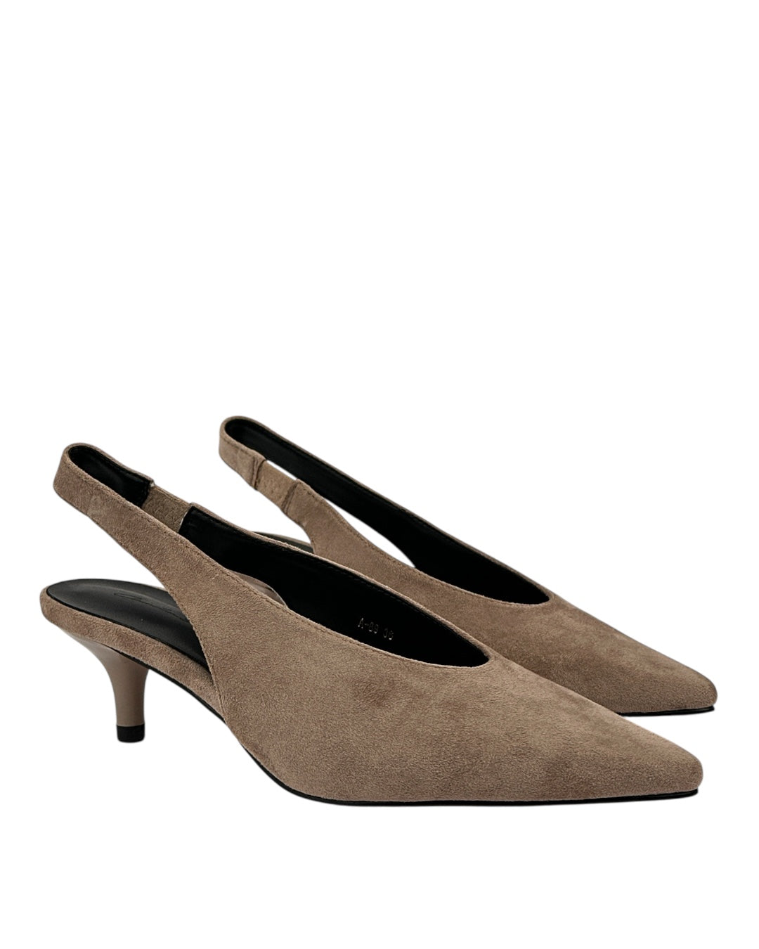 Suede heels