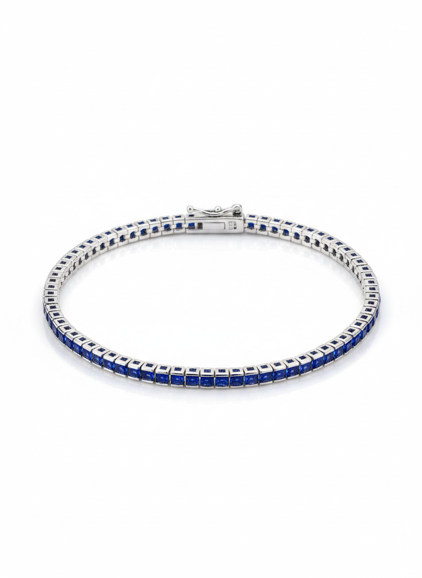 Zircon tennis bracelet Silver 925