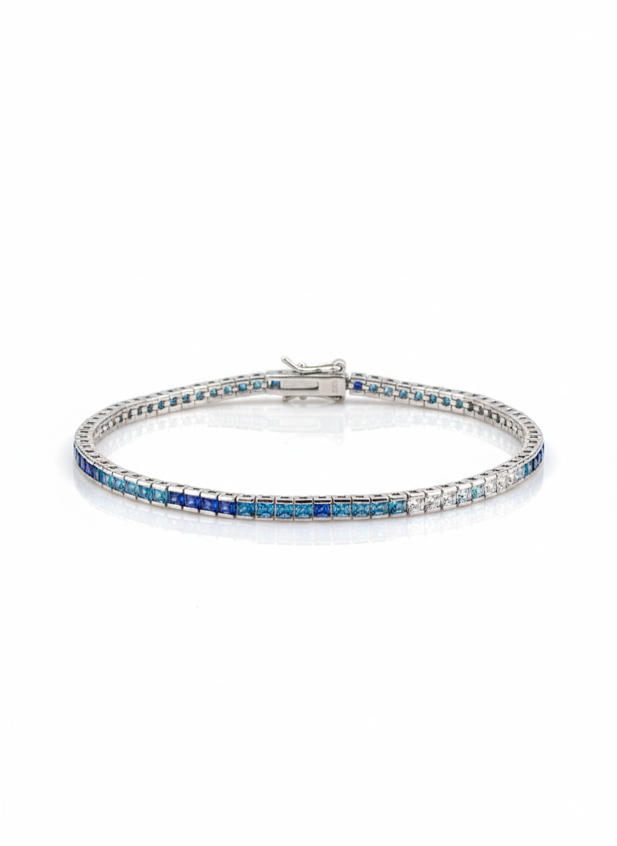 Zircon tennis bracelet Silver 925