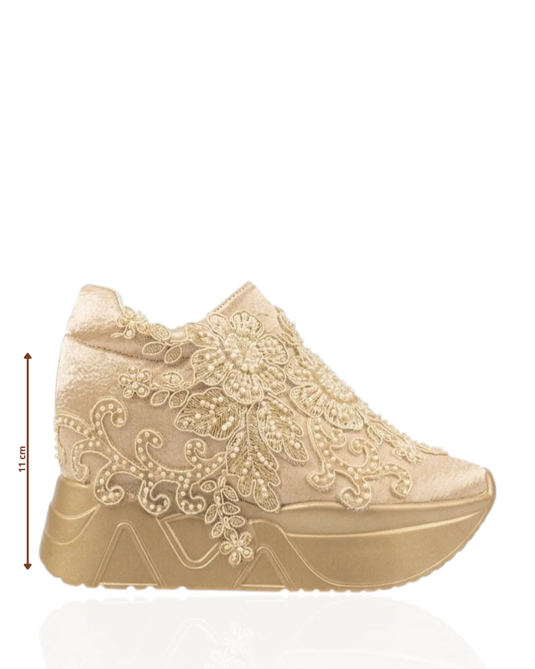 Lace bridal boots