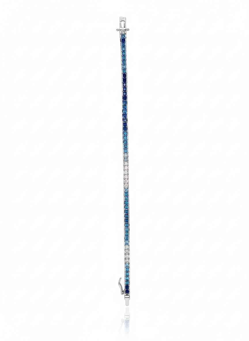 Zircon tennis bracelet Silver 925