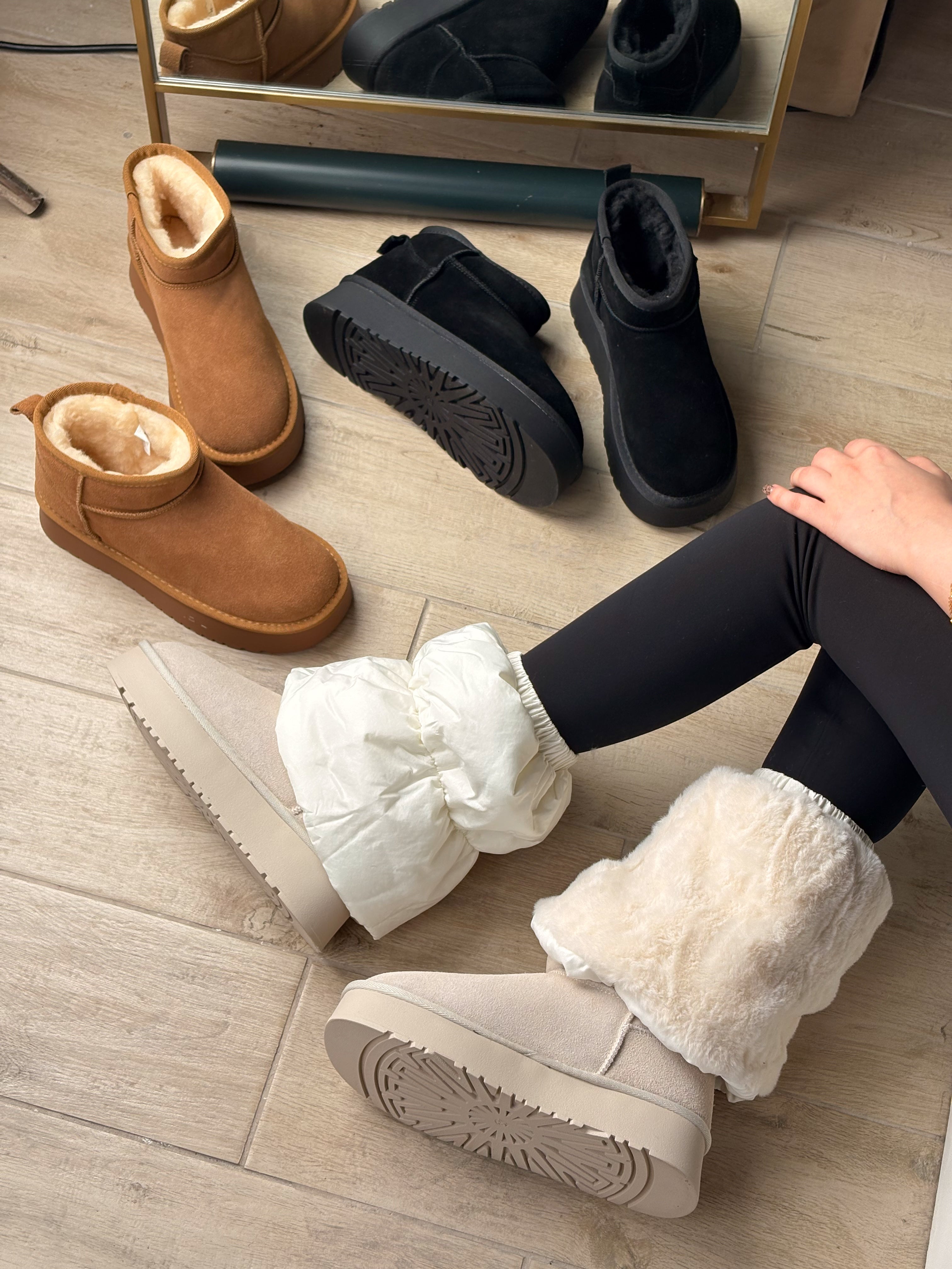 حذاء مبطن بلوحة علوية منتفخة قابلة للإزالة