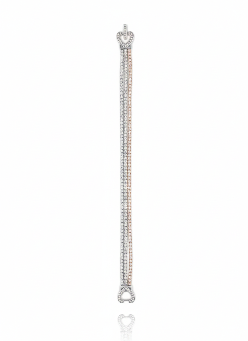 Zircon tennis bracelet Silver 925