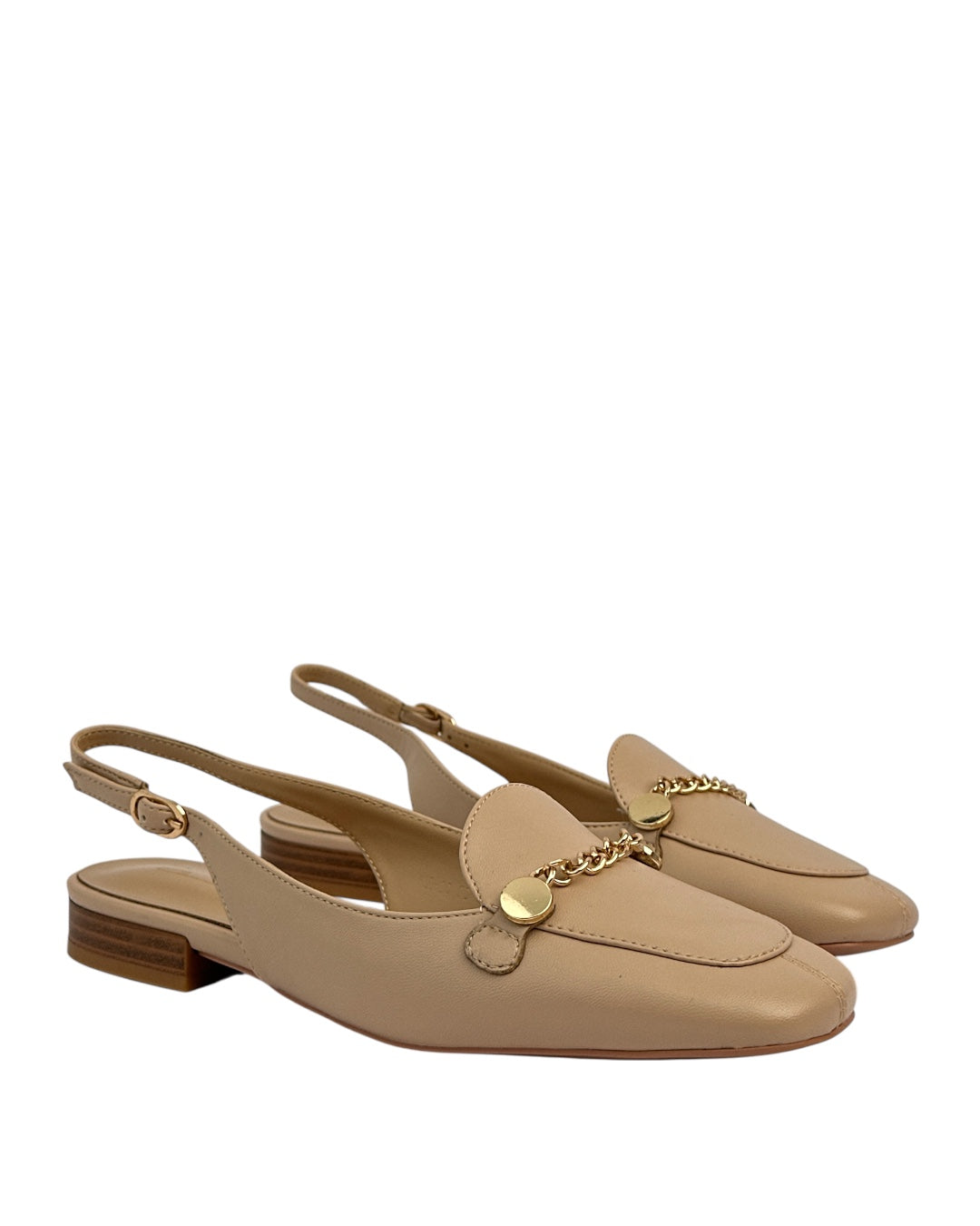 Leather slippers