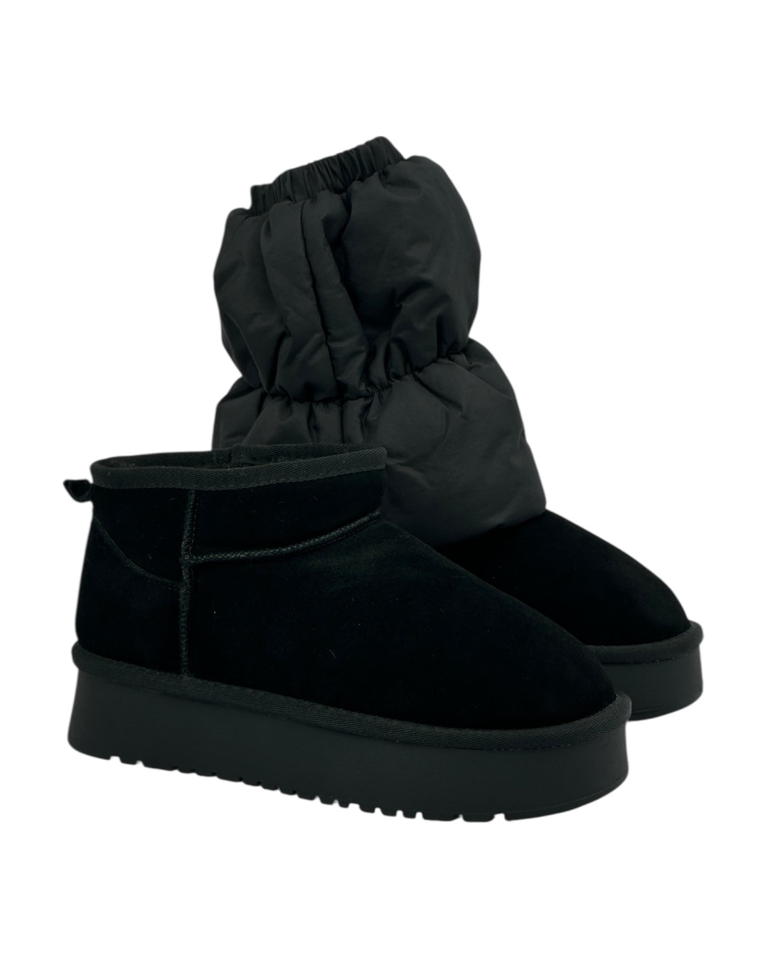 حذاء مبطن بلوحة علوية منتفخة قابلة للإزالة