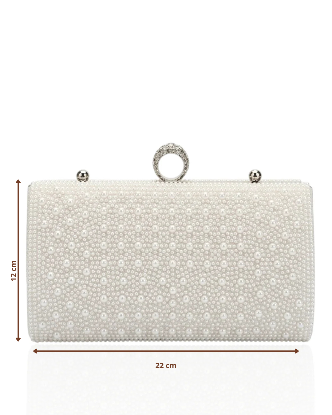 Vintage-Style Pearl Clutch