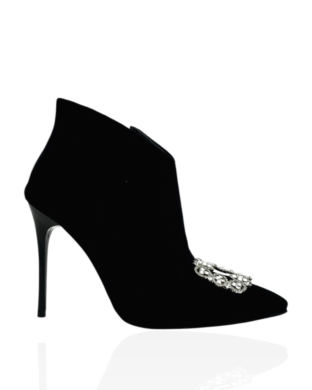 جزمة قصيرة من جلد الغزال