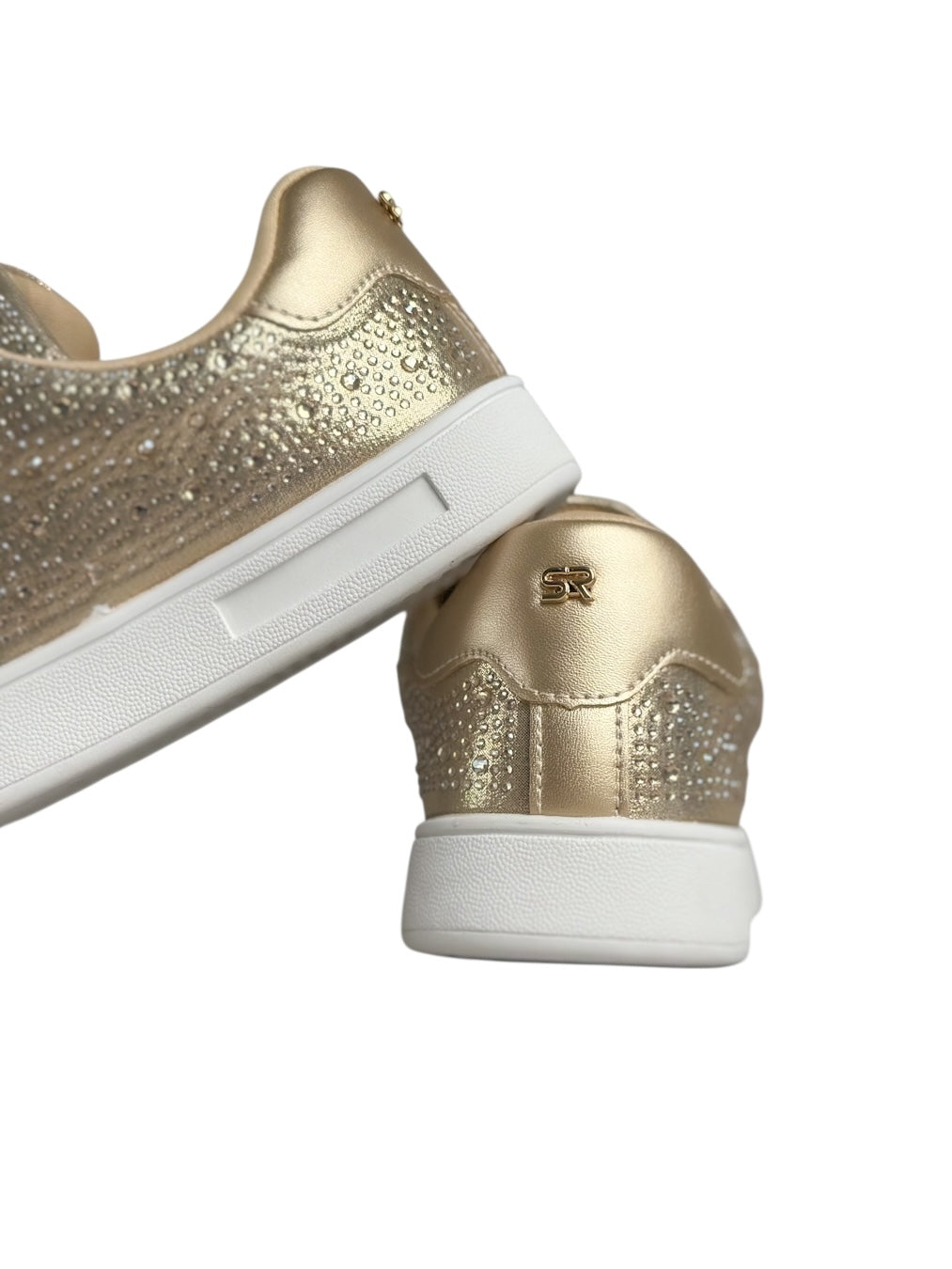 حذاء رياضي من الدنيم والجلد