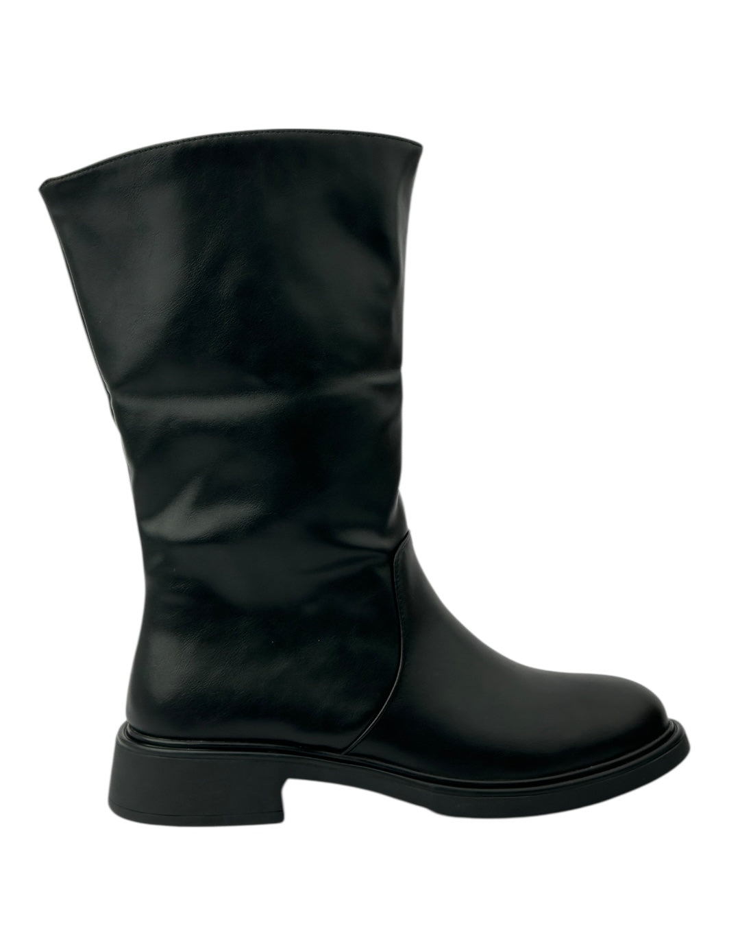 حذاء قصير قابل للطي بنقشة جلد النمر