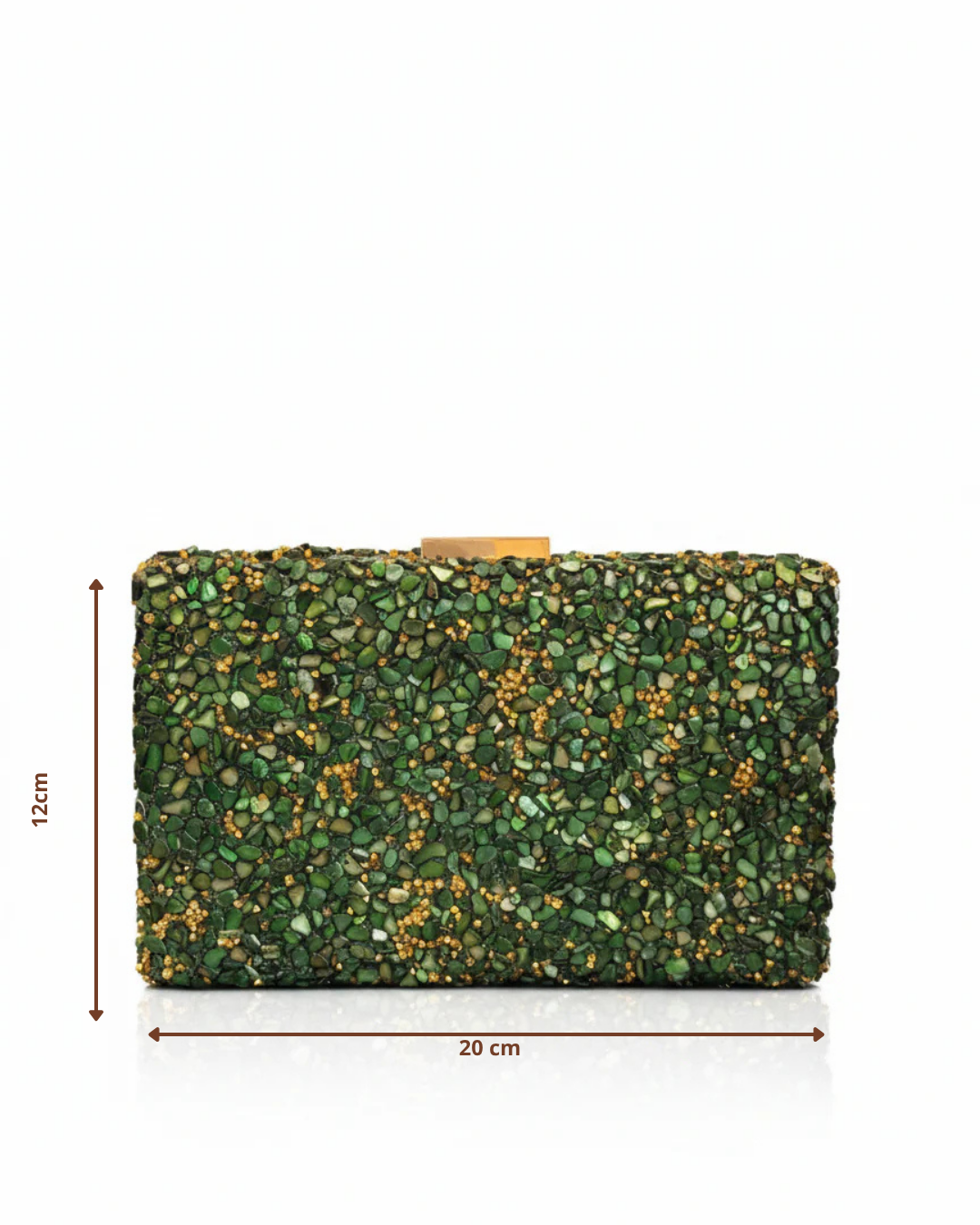 Stone Mosaic Clutch