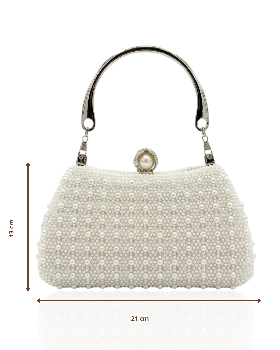 Vintage-Style Pearl Clutch