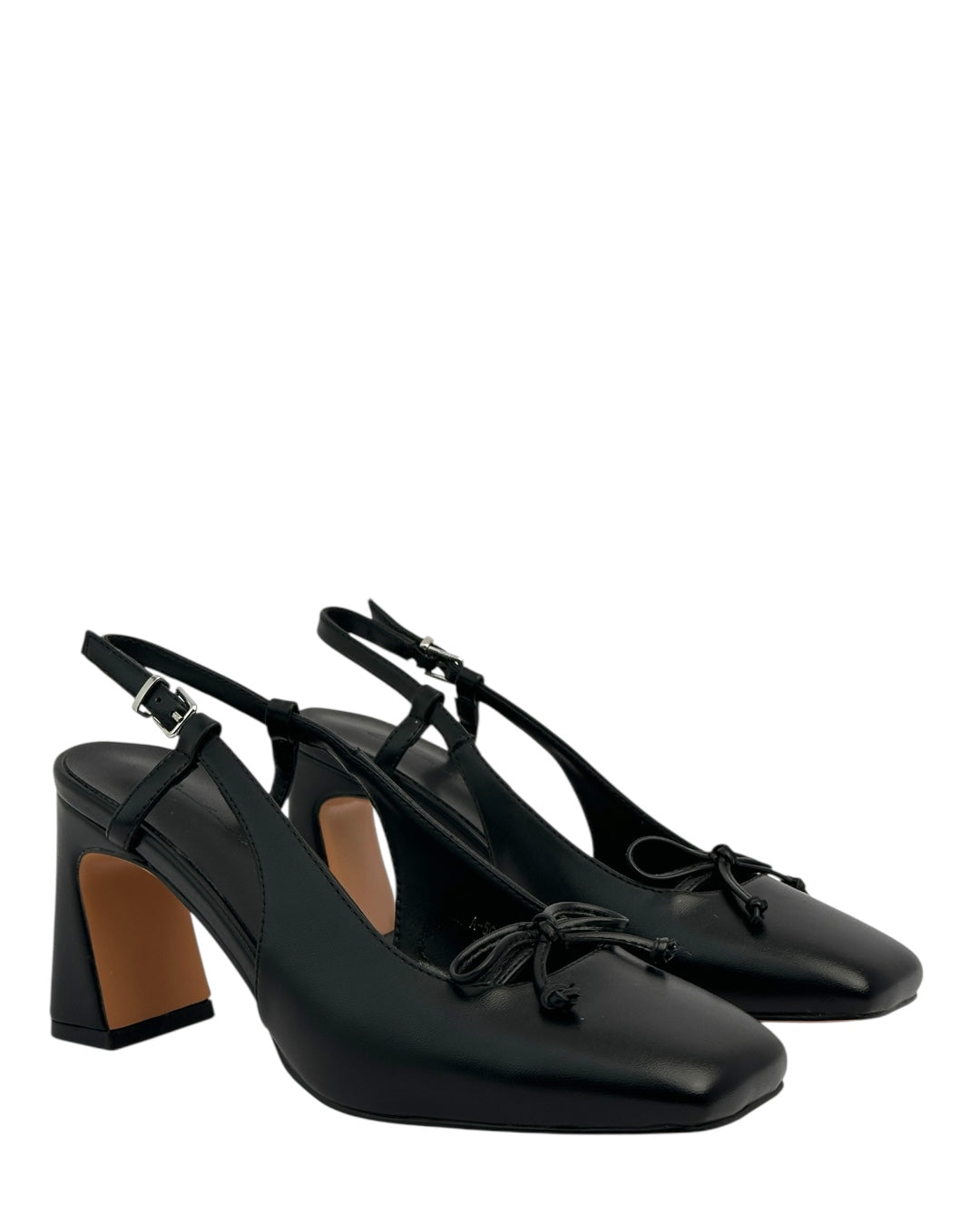 Leather heels