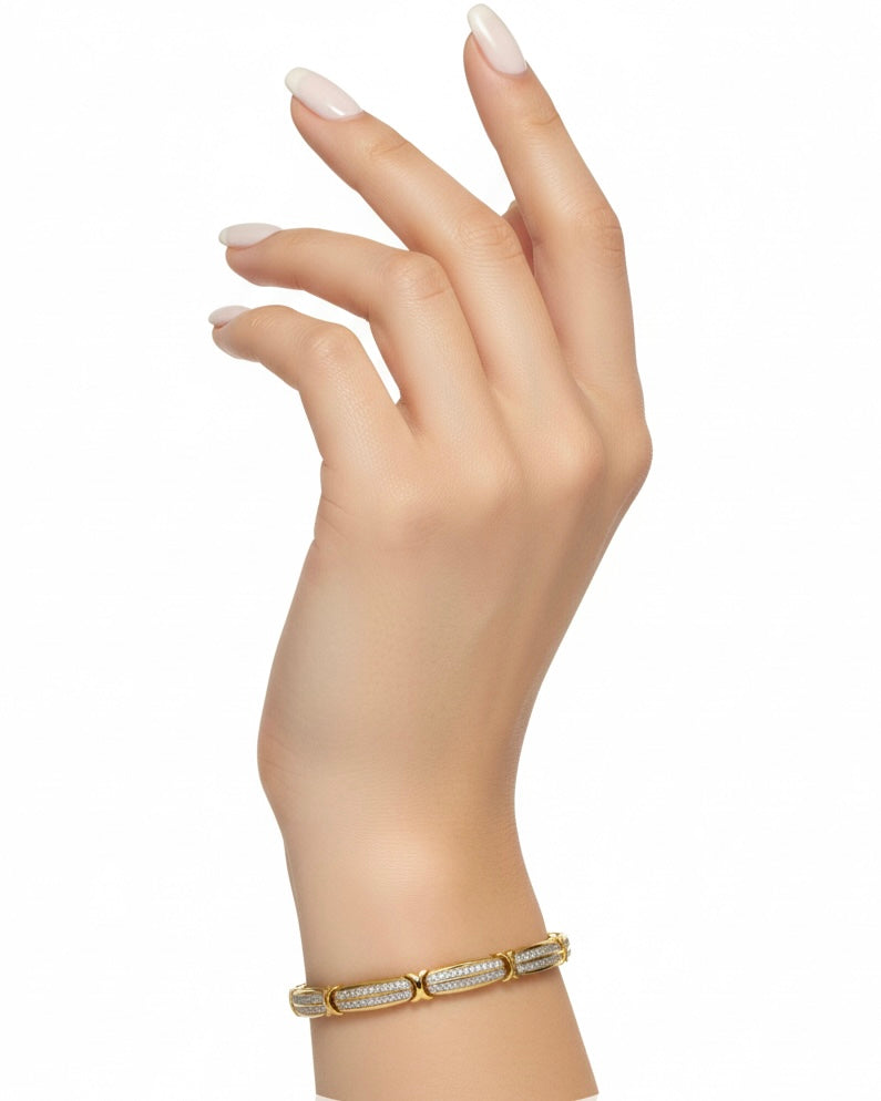 سوار مرصع بالزركون