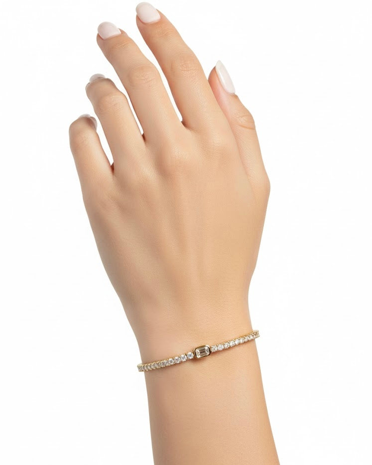 سوار تنس من الزركون