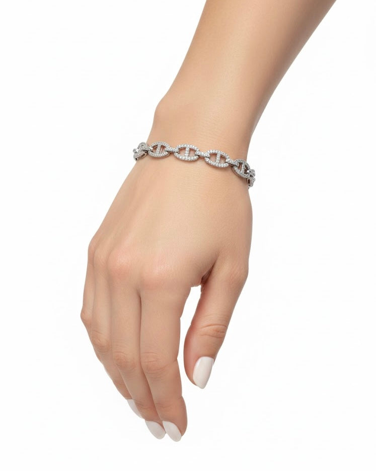 سوار مرصع بالزركون