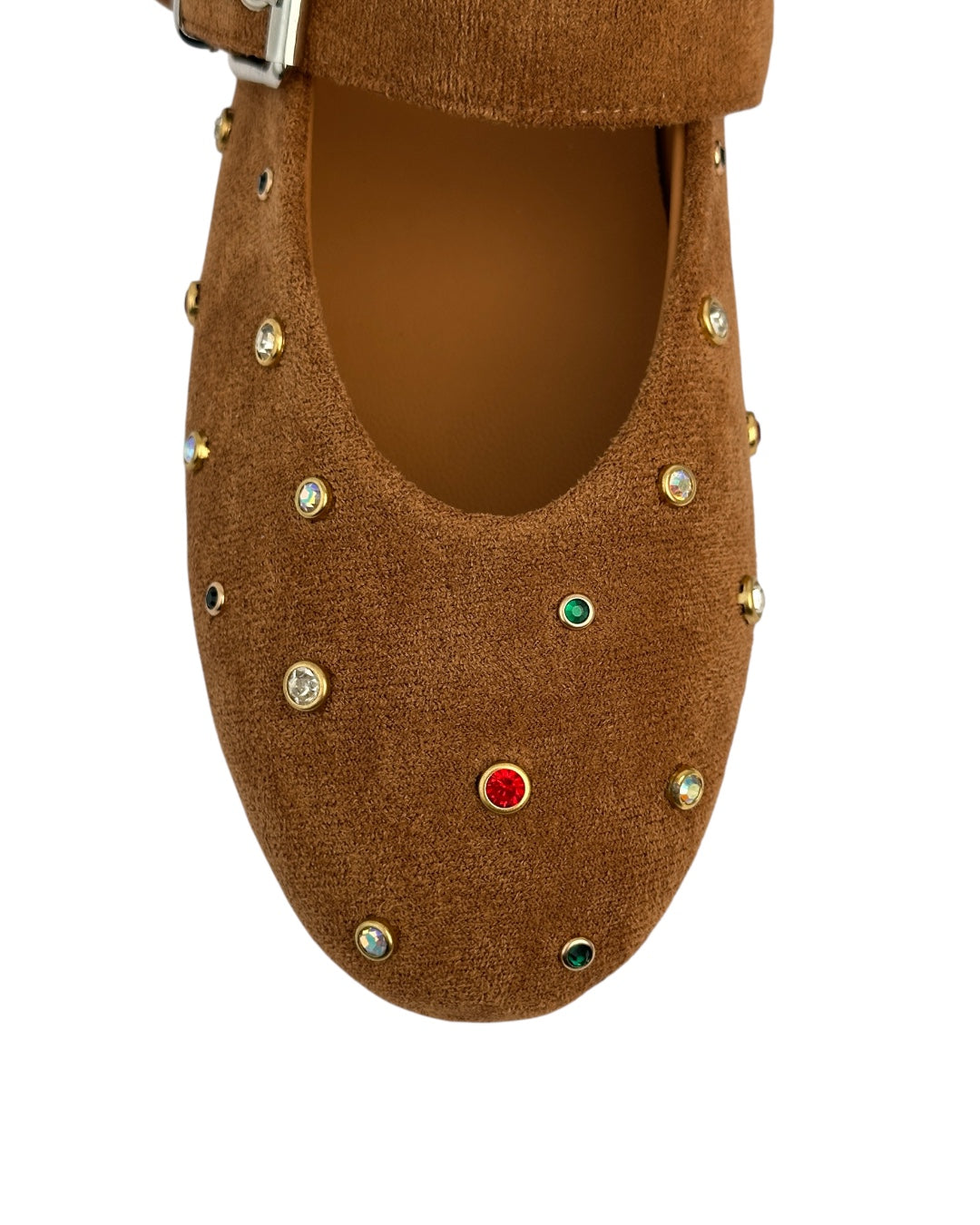Suede ballet flats