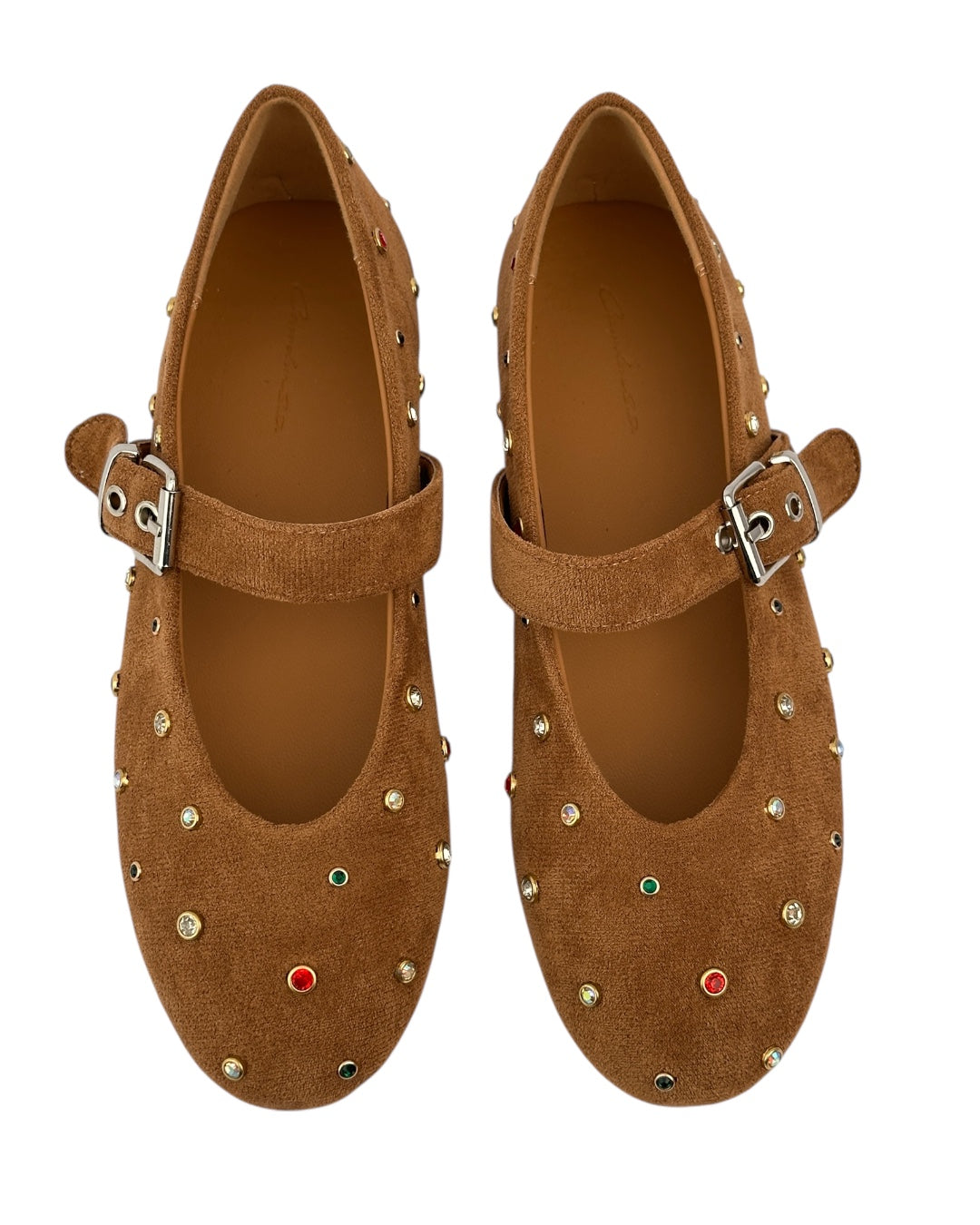 Suede ballet flats