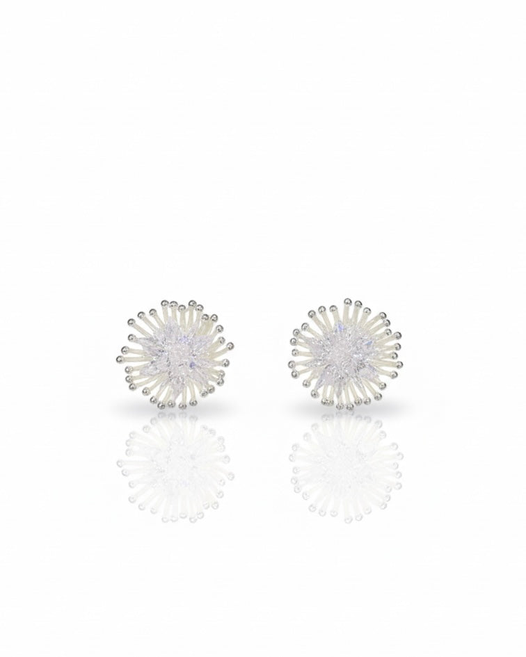 أقراط مرصعة بالكريستال