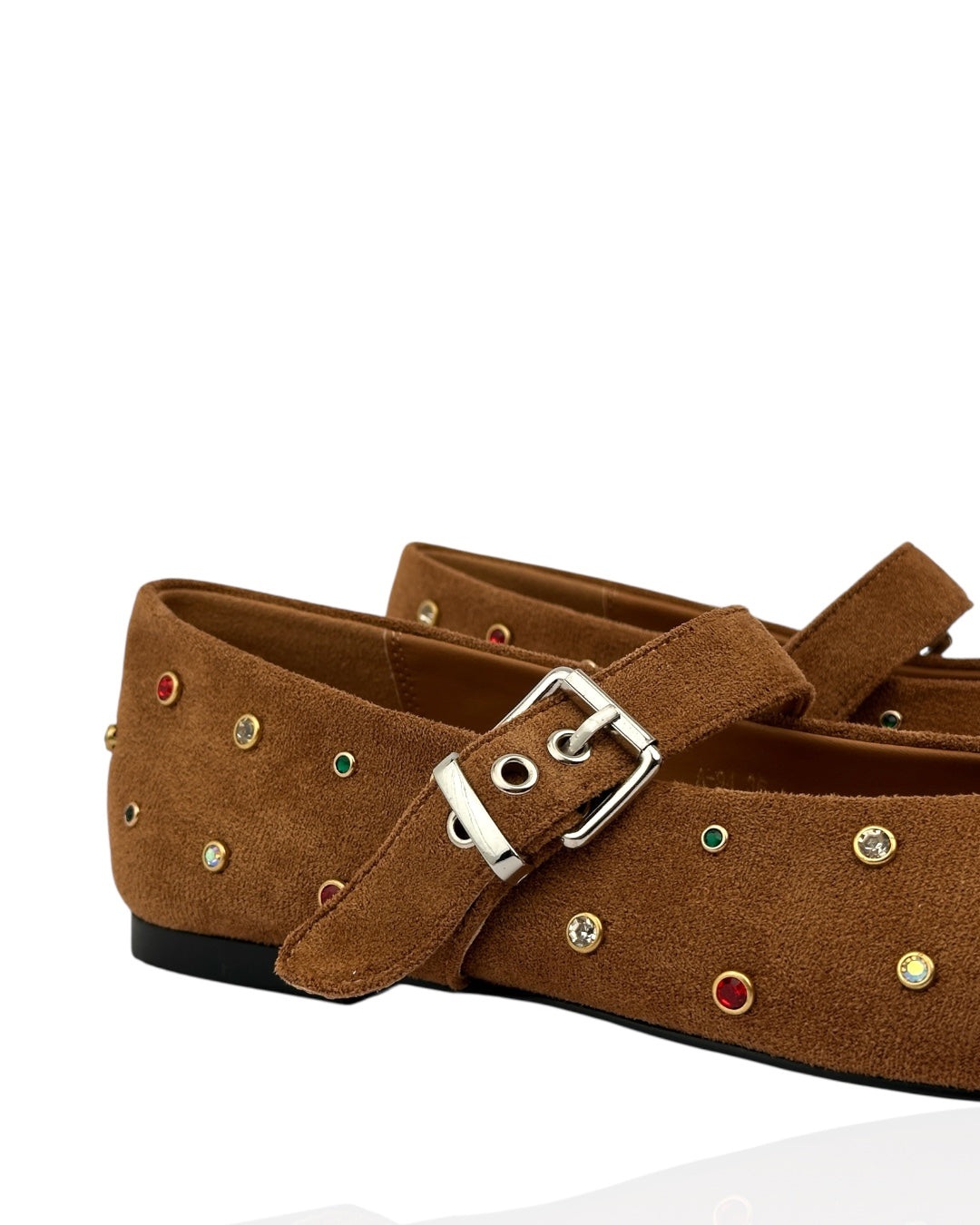 Suede ballet flats