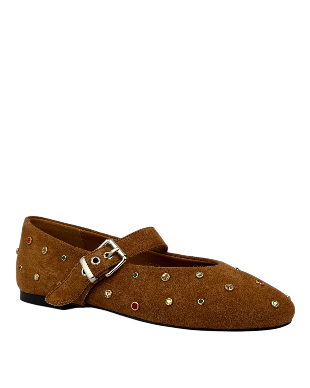 Suede ballet flats