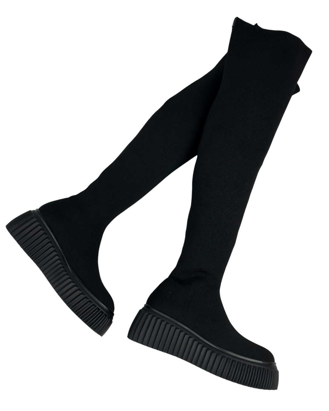 حذاء مطاطي ذو ساق عالية