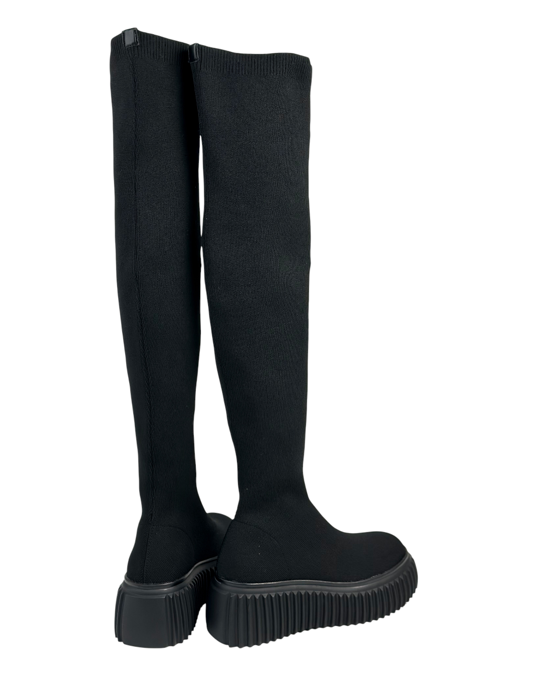 حذاء مطاطي ذو ساق عالية