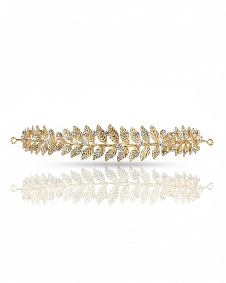 غطاء رأس ذهبي اللون