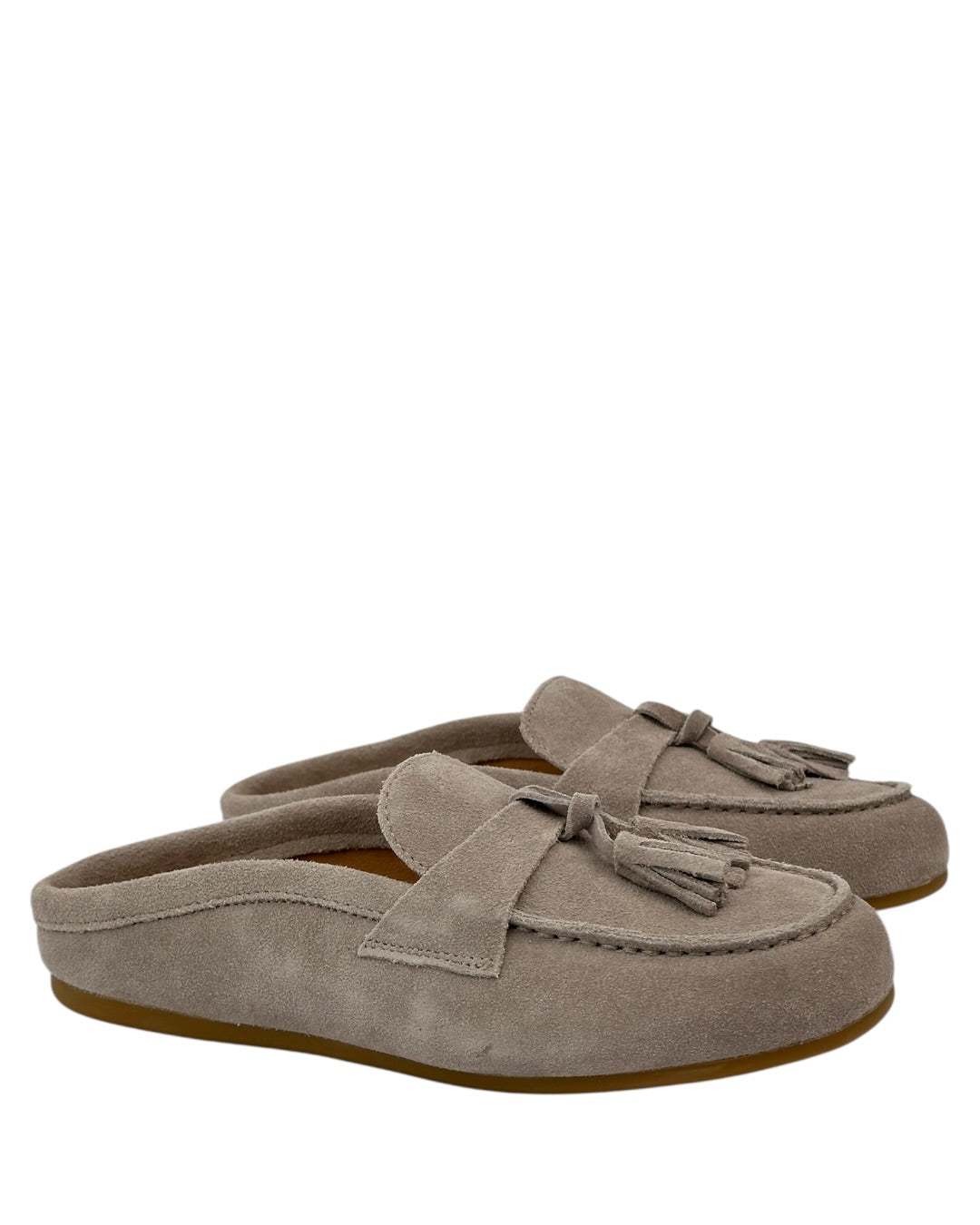 Suede slippers
