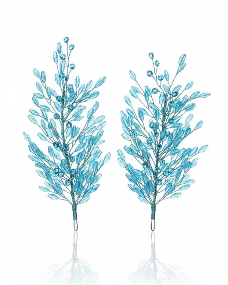 غطاء رأس مرصع بأحجار كريستالية شفافة