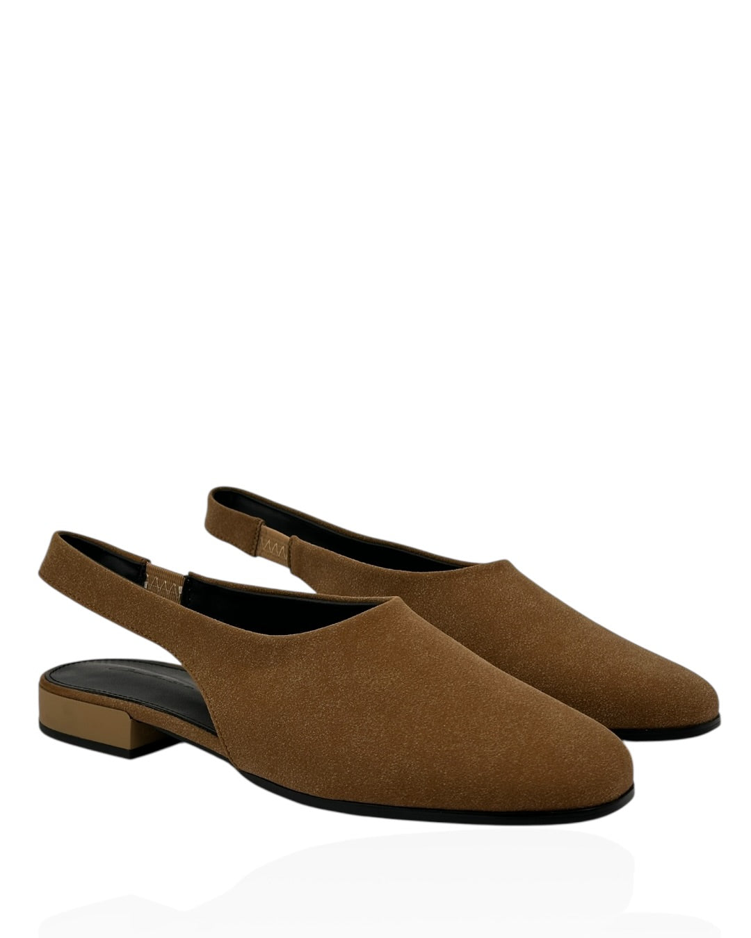 Suede ballet flats
