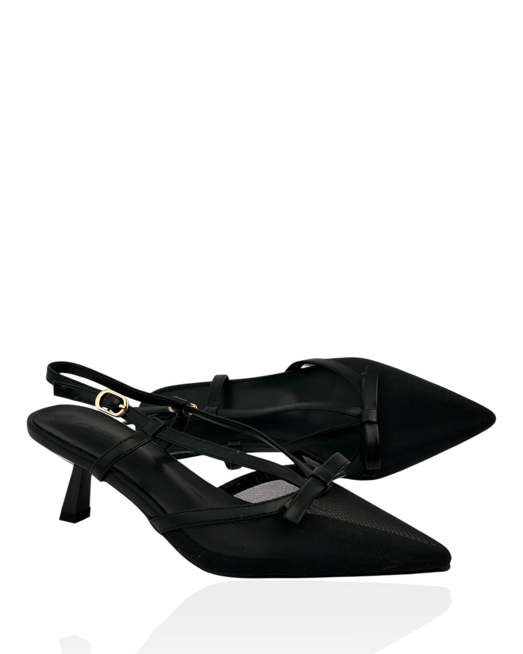 Chiffon heels