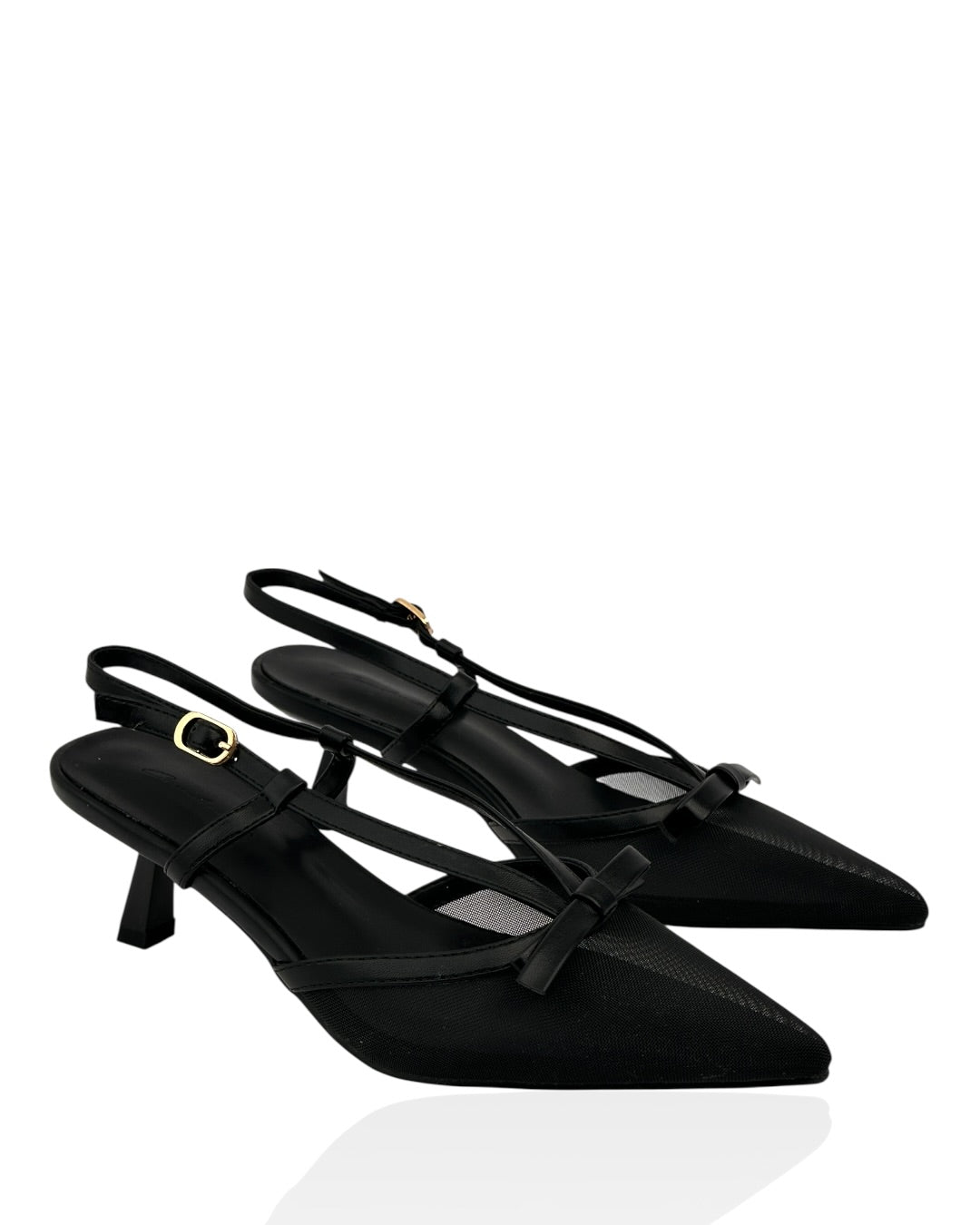 Chiffon heels