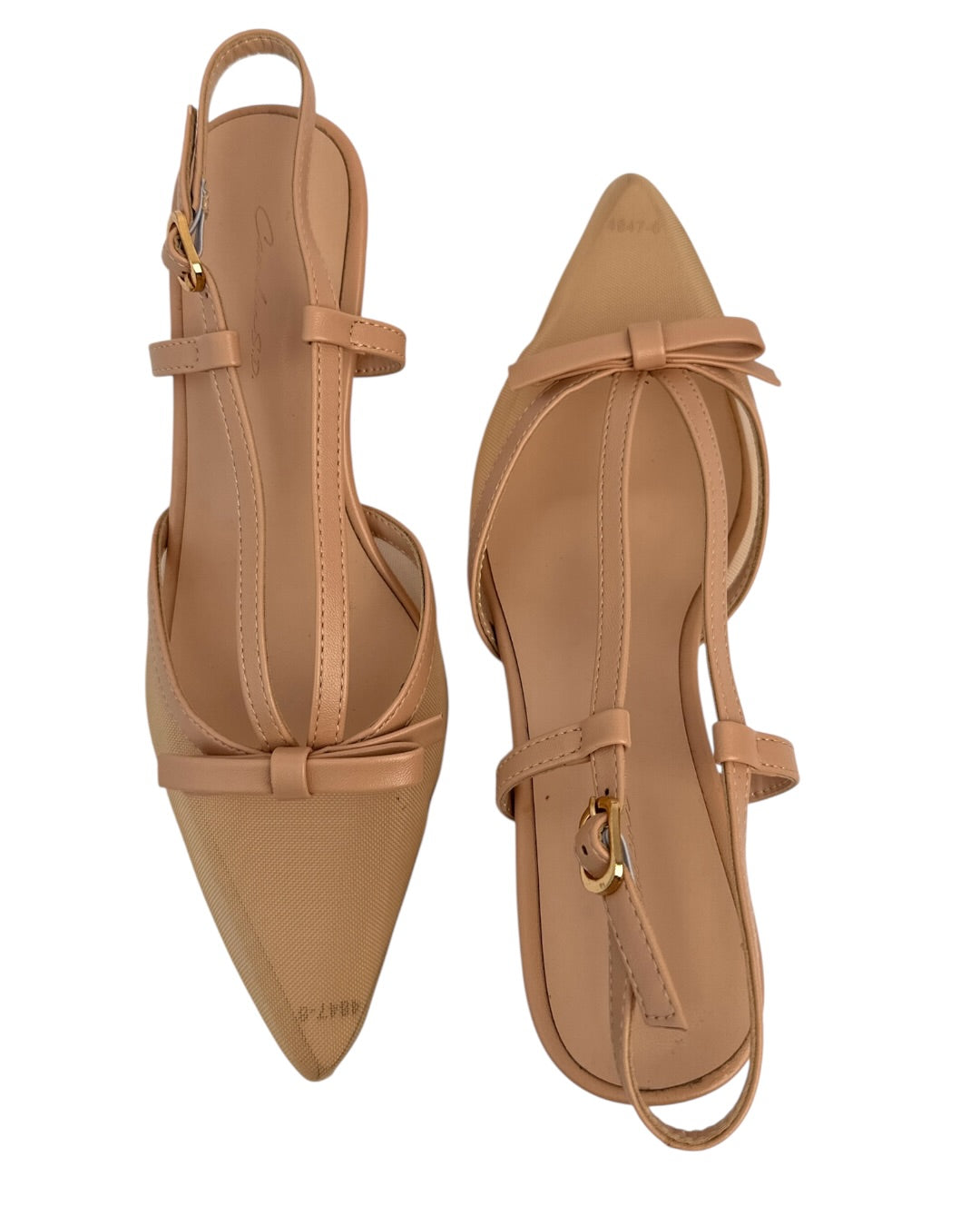 Chiffon heels