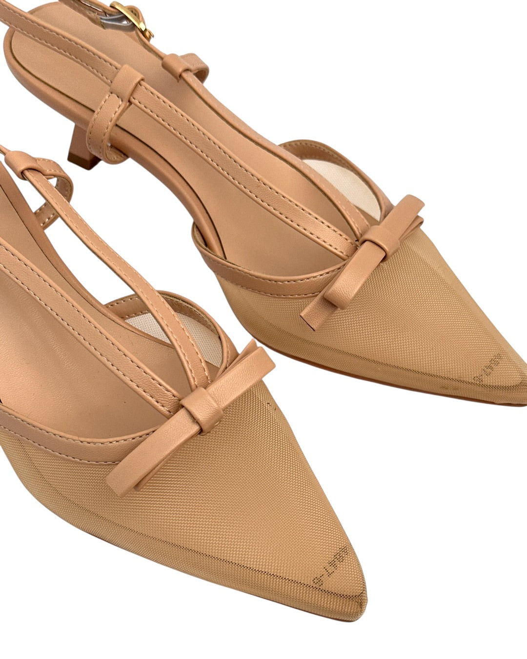 Chiffon heels