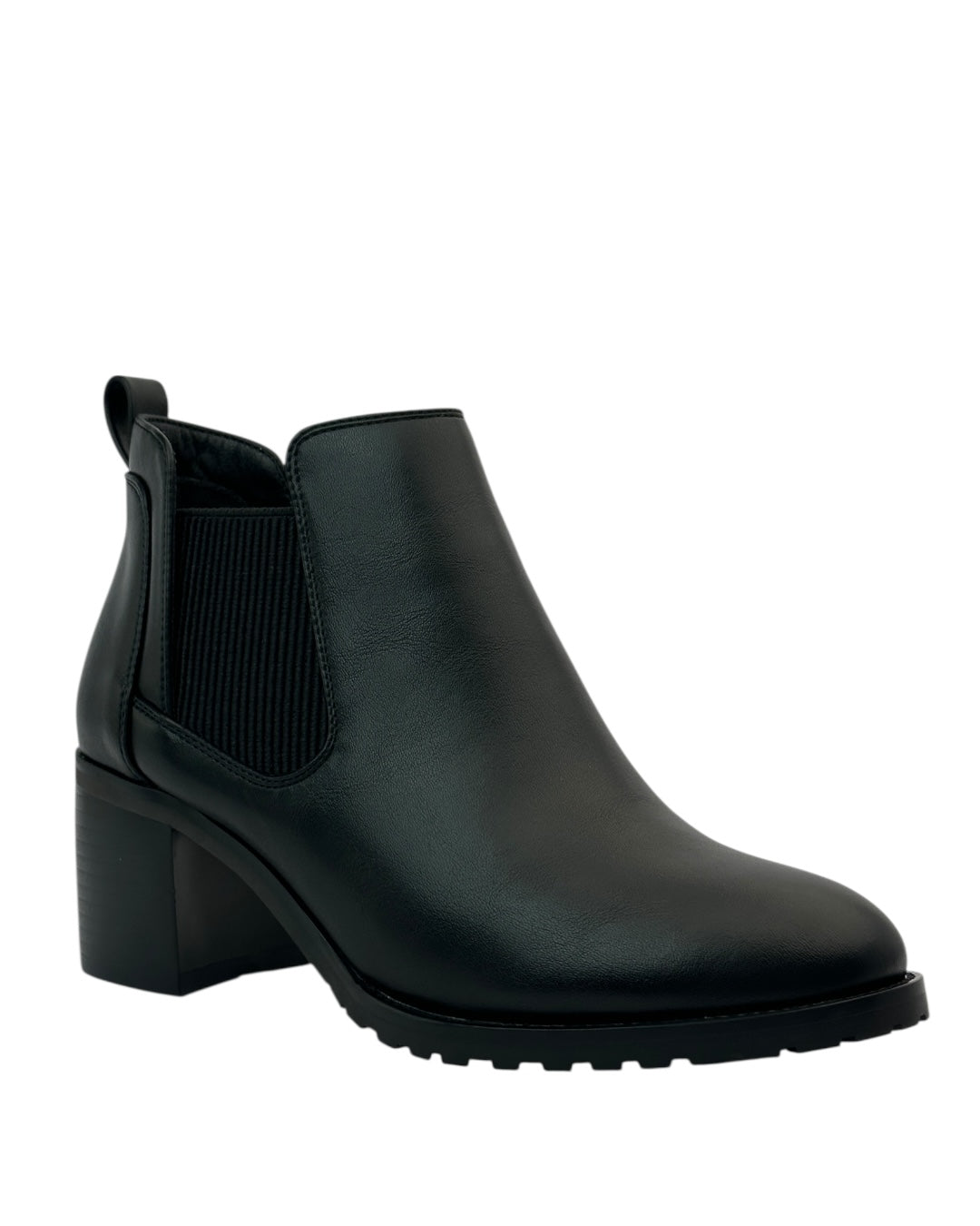 حذاء تشيلسي بكعب عريض