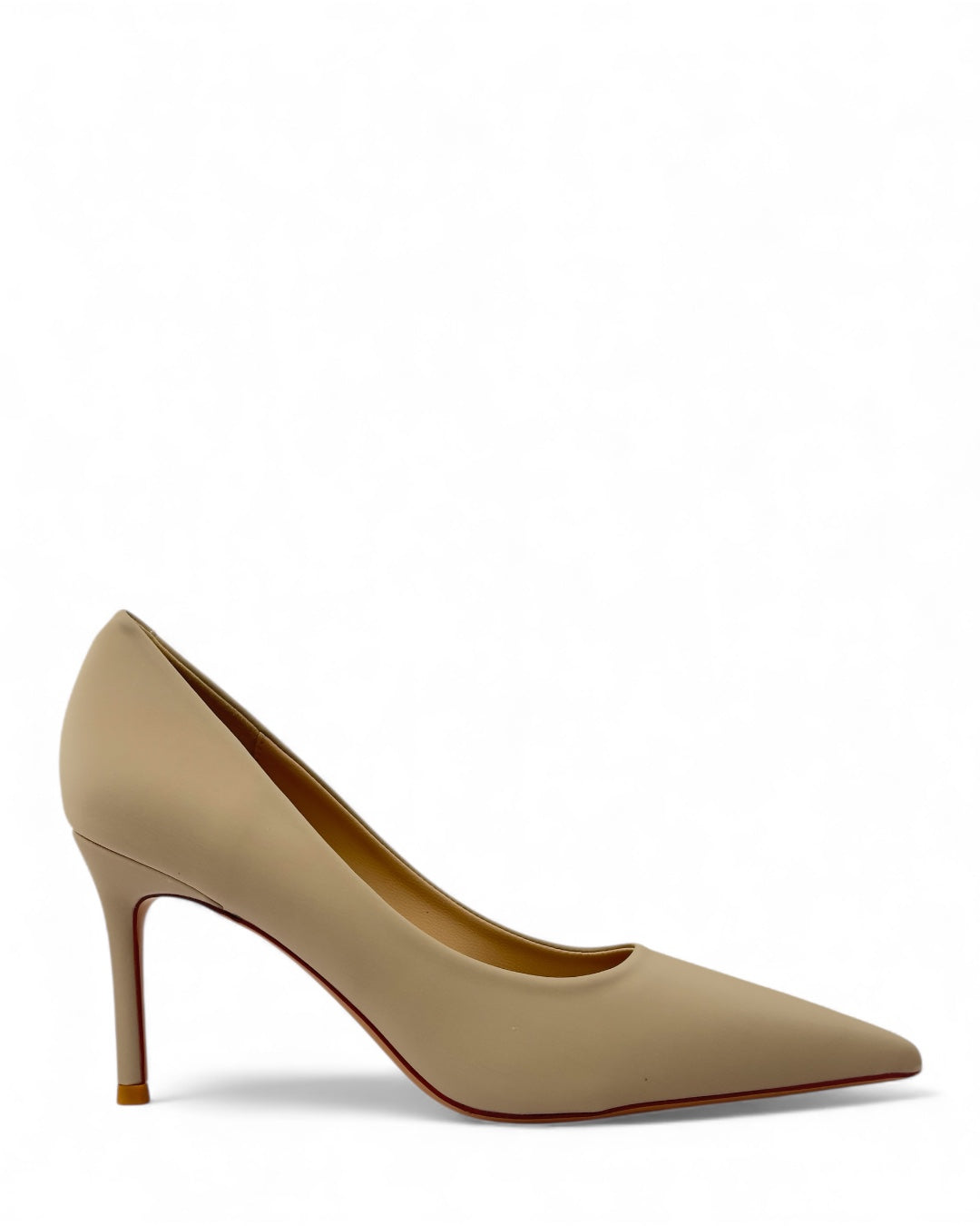 Classic mid-heel shoes in matte leather