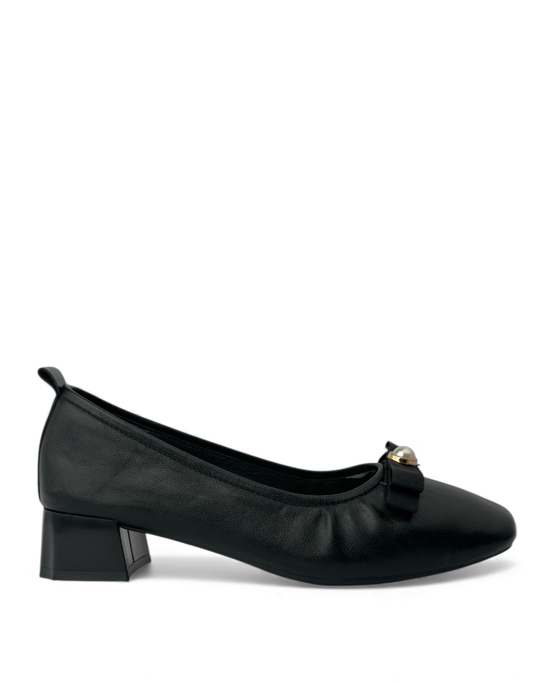 باليرينا بكعب قصير مع وصلة