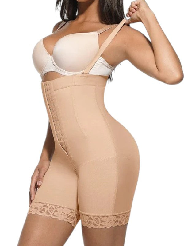 Shapewear Shorts with Shoulder Straps