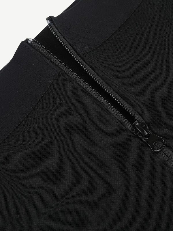 Corset shorts with elastic waistband