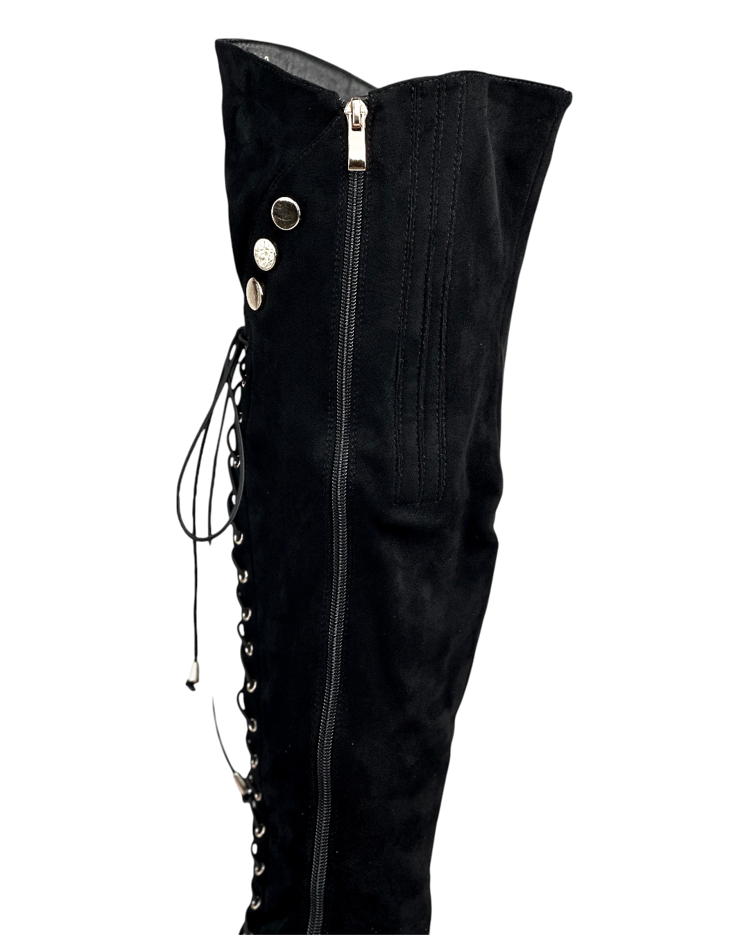 أحذية أنيقة بكعب عالٍ برباط